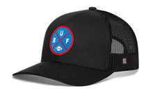 Load image into Gallery viewer, Buffalo Trucker Hat  |  Black BUF X Football Snapback
