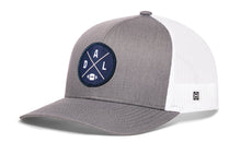Load image into Gallery viewer, Dallas Trucker Hat  |  Gray-White DAL X Football Snapback
