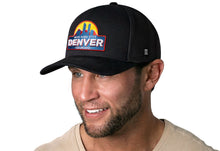 Load image into Gallery viewer, Denver Mile High City Trucker Hat  |  Black Cityscape Snapback
