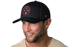 Load image into Gallery viewer, Denver Trucker Hat  |  Black DEN X Football Snapback
