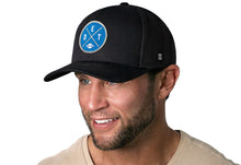 Load image into Gallery viewer, Detroit Trucker Hat  |  Black DET X Football Snapback

