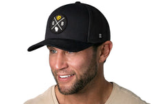 Load image into Gallery viewer, Green Bay Trucker Hat  |  Black GB Cheese X Snapback
