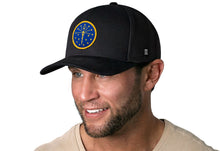 Load image into Gallery viewer, Indiana Flag Trucker Hat  |  Black Indiana Flag Snapback
