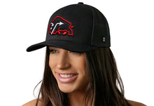 Load image into Gallery viewer, JBR x Haka Red Bison  |  Black Buffalo Snapback
