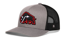 Load image into Gallery viewer, JBR x Haka Red Bison  |  Gray-Black Buffalo Snapback
