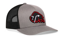 Load image into Gallery viewer, JBR x Haka Red Bison  |  Gray-Black Buffalo Snapback
