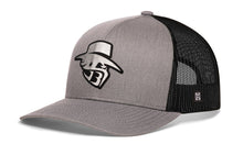 Load image into Gallery viewer, JBR Silver Logo  |  Gray Black Metallic Leather Snapback
