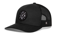 Load image into Gallery viewer, Las Vegas Trucker Hat  |  Black LVG X Snapback
