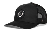 Load image into Gallery viewer, Memphis Trucker Hat  |  Black MEM X Snapback
