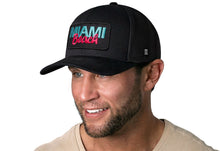 Load image into Gallery viewer, Miami Beach Trucker Hat  |  Black Beach Snapback
