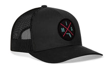 Load image into Gallery viewer, Miami Trucker Hat  |  Black MIA X Snapback
