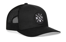 Load image into Gallery viewer, Minnesota Trucker Hat  |  Black MIN X Snapback

