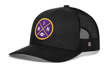 Load image into Gallery viewer, Minnesota Trucker Hat  |  Black MIN X Football Snapback
