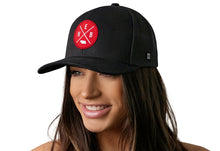 Load image into Gallery viewer, Nebraska Trucker Hat  |  Black  Snapback with NEB
