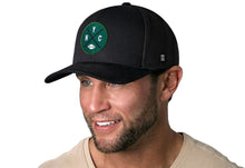 Load image into Gallery viewer, New York Trucker Hat  |  Black NYC X Football Snapback
