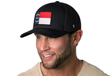 Load image into Gallery viewer, North Carolina Flag Trucker Hat  |  Black NC Snapback
