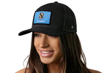 Load image into Gallery viewer, Oklahoma Flag Trucker Hat  |  Black Oklahoma Flag Snapback
