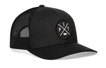 Load image into Gallery viewer, Pittsburgh Trucker Hat  |  Black PIT X Snapback
