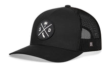 Load image into Gallery viewer, San Diego Trucker Hat  |  Black SD X Snapback

