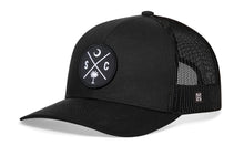 Load image into Gallery viewer, South Carolina Trucker Hat  |  Black SC X Snapback
