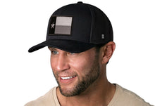 Load image into Gallery viewer, Texas Flag Trucker Hat  |  Black TX Snapback
