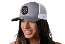 Load image into Gallery viewer, PNW Trucker Hat  |  Gray-White PNW X Snapback
