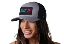 Load image into Gallery viewer, Send It Trucker Hat  |  Gray-Black  Snapback
