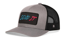 Load image into Gallery viewer, Send It Trucker Hat  |  Gray-Black  Snapback
