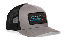 Load image into Gallery viewer, Send It Trucker Hat  |  Gray-Black  Snapback
