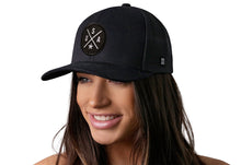 Load image into Gallery viewer, USA Trucker Hat  |  Black America Snapback
