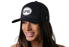 Load image into Gallery viewer, LFG Trucker Hat  |  Black Lets Go Snapback
