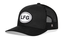 Load image into Gallery viewer, LFG Trucker Hat  |  Black Lets Go Snapback
