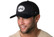 Load image into Gallery viewer, LFG Trucker Hat  |  Black Lets Go Snapback
