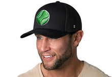 Load image into Gallery viewer, Tennis Trucker Hat  |  Black Tennis Ball Snapback
