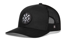 Load image into Gallery viewer, God Trucker Hat  |  Black GOD X Snapback
