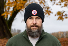 Load image into Gallery viewer, USA Beanie | Black USA X
