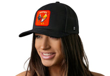 Load image into Gallery viewer, Rooster Energy Trucker Hat  |  Black Chicken Snapback
