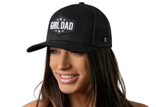 Load image into Gallery viewer, Girl Dad Trucker Hat  |  Black  Snapback
