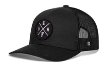 Load image into Gallery viewer, Vermont Trucker Hat  |  Black VER X Snapback

