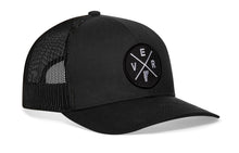 Load image into Gallery viewer, Vermont Trucker Hat  |  Black VER X Snapback
