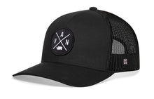 Load image into Gallery viewer, Vancouver Trucker Hat  |  Black VAN Snapback

