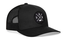 Load image into Gallery viewer, Vancouver Trucker Hat  |  Black VAN Snapback

