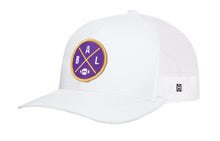 Load image into Gallery viewer, Baltimore Trucker Hat  |  Black BAL X Football Snapback

