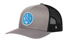 Load image into Gallery viewer, Detroit Trucker Hat  |  Black DET X Football Snapback
