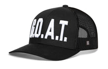 Load image into Gallery viewer, G.O.A.T. Trucker Hat  |  Black GOAT Snapback
