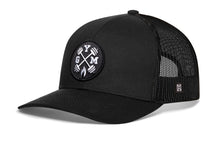 Load image into Gallery viewer, GYM Trucker Hat  |  Black Workout Snapback
