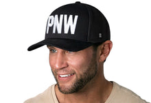Load image into Gallery viewer, PNW Trucker Hat  |  Black PNW Snapback
