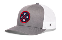 Load image into Gallery viewer, Boston Trucker Hat  |  BOS X Baseball Snapback
