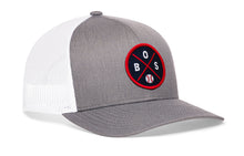 Load image into Gallery viewer, Boston Trucker Hat  |  BOS X Baseball Snapback
