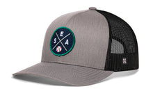 Load image into Gallery viewer, Seattle Trucker Hat  |  SEA X Baseball Snapback
